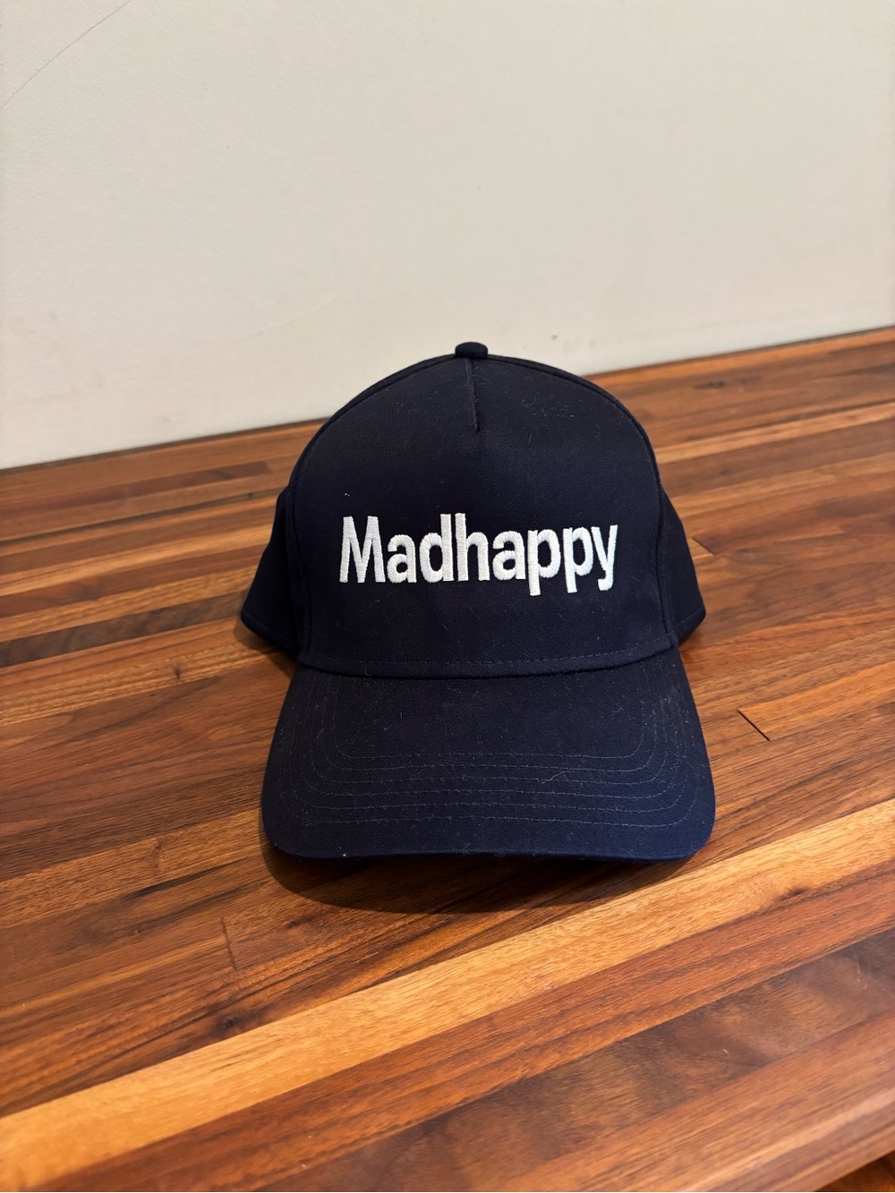 Madhappy Navy Cap with White Logo